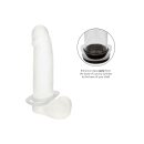 CalExotics Alpha Liquid Silicone Commander Ring White