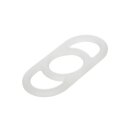 CalExotics Alpha Liquid Silicone Commander Ring White