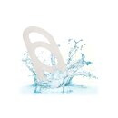 CalExotics Alpha Liquid Silicone Commander Ring White