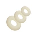 CalExotics Alpha Glow-In-The-Dark Liquid Silicone 3 Ring Set Glow in the dark