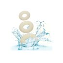 CalExotics Alpha Glow-In-The-Dark Liquid Silicone 3 Ring Set Glow in the dark