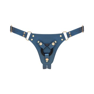 Strap-on-me - Generous harness Blue
