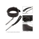 CalExotics Nocturnal Collection Collar & Leash Black