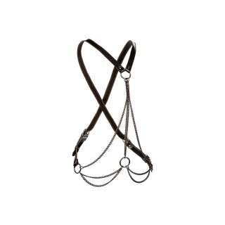 CalExotics Euphoria Collection Plus Size Multi Chain Harness Black