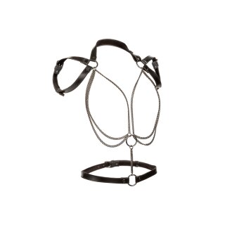 CalExotics Euphoria Collection Multi Chain Halter Black