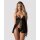Obsessive Blomentis Babydoll Set Black M/L