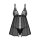 Obsessive Blomentis Babydoll Set Black M/L