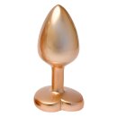 Gleaming Love Pearl Gold Plug Small 2,7 cm