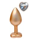 Gleaming Love Pearl Gold Plug Medium 3,4 cm