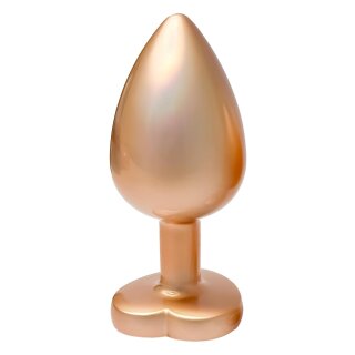 Gleaming Love Pearl Gold Plug Large 4,0 cm