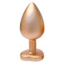 Gleaming Love Pearl Gold Plug Large 4,0 cm