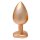 Gleaming Love Pearl Gold Plug Large 4,0 cm