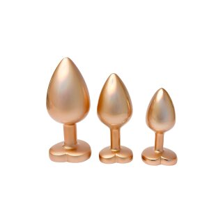 Gleaming Love Pearl Gold Plug Set
