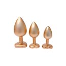 Gleaming Love Pearl Gold Plug Set