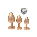 Gleaming Love Pearl Gold Plug Set