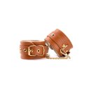 Blaze Elite Ankle Cuffs Cognac Vegan Leather