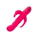 CalExotics Jack Rabbit Signature Heated Triple Fantasy Rabbit Pink