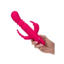 CalExotics Jack Rabbit Signature Heated Triple Fantasy Rabbit Pink