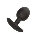 CalExotics Weighted Silicone Plug Black 3,25 cm