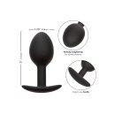 CalExotics Weighted Silicone Plug Black 3,25 cm