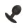 CalExotics Weighted Silicone Plug Black 3,25 cm