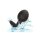CalExotics Weighted Silicone Plug Black 3,25 cm