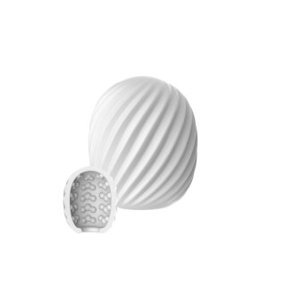 ToyJoy Hero Mini Masturbator Spiral White