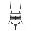 Obsessive Lobellis Dessous Set Schwarz XS/S