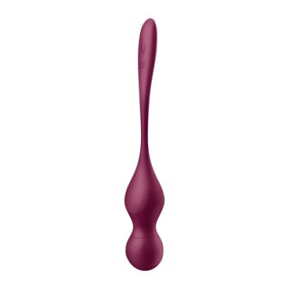 Satisfyer Love Birds Vary - Connect App Pelvic Floor Training - Wine Red