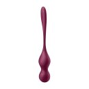 Satisfyer Love Birds Vary - Connect App Pelvic Floor Training - Wine Red