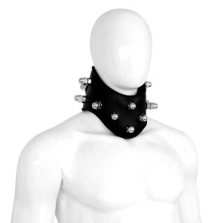 Kiotos Leather Padded Collar Spikey Nuts