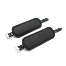 Kiotos Leather Padded Handcuffs Spikey Nuts