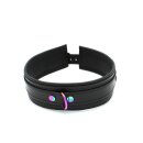 Kiotos Leather Collar Black Rainbow