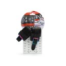 Kiotos Leather Handcuffs Black Rainbow