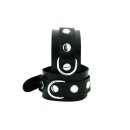 Kiotos Rubber Handcuffs Black