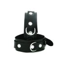 Kiotos Rubber Anklecuffs Black