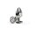 ToyJoy Anal Play Disco Diamond Plug Small Silver 2,7 cm