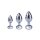 ToyJoy Anal Play Disco Diamond Plug Small Silver 2,7 cm