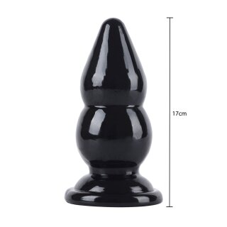 Hidden Desire Buttplug Balls Large 6 cm Black