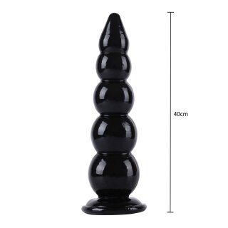 Hidden Desire Buttplug Balls XXXL 9,5 cm Black