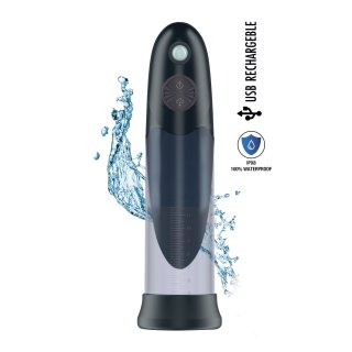 Hidden Desire Automatic Aqua Penis Pump Black