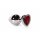 X-MEN Secret Shade Metal Butt Plug Red M 3,4 cm