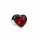 X-MEN Secret Shade Metal Butt Plug Red M 3,4 cm