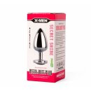 X-MEN Secret Shade Metal Butt Plug Red S 2,7 cm