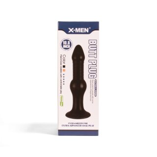 X-MEN Butt Plug Black 6,6 cm