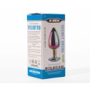 X-MEN Secret Shine Metal Butt Plug Rainbow M 3,4 cm