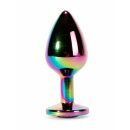 X-MEN Secret Shine Metal Butt Plug Rainbow M 3,4 cm