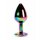 X-MEN Secret Shine Metal Butt Plug Rainbow M 3,4 cm