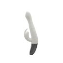 NMC Titanz 8.5 Inch Silicone Rechargeable Vibrator In Ivory White