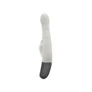 NMC Titanz 8.5 Inch Silicone Rechargeable Vibrator In Ivory White